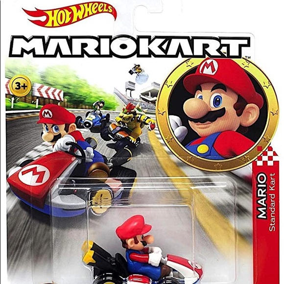 Hot Wheels Nintendo MARIOKART Mario Kids Car Fun - Picture 1 of 5
